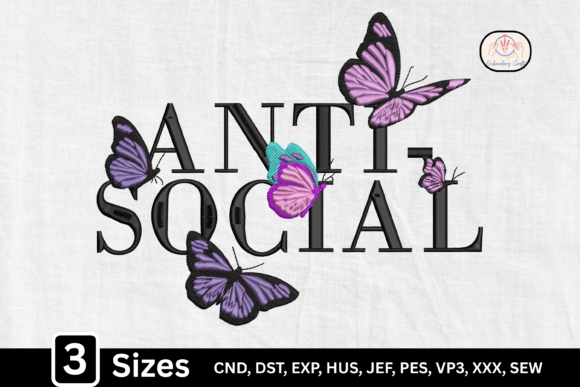 Aesthetic Anti Social Butterfly