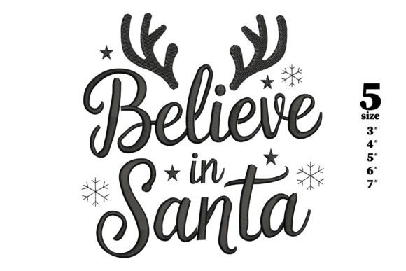 Believe in Santa Embroidery Design Review
