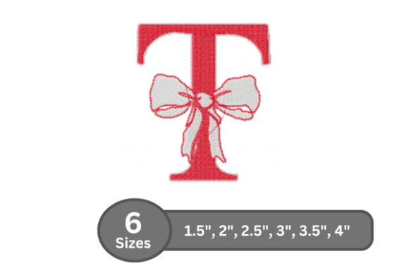 Cherry Knot Alphabet - T