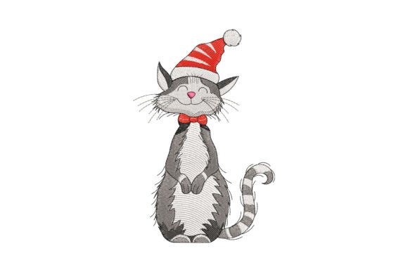 Crazy Cat Christmas: A Joyful Embroidery Gem