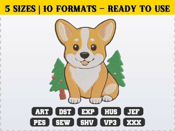 Cute Christmas Corgi Puppy Review