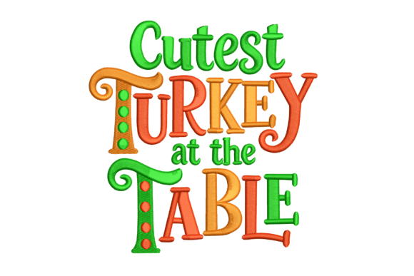 Cutest Turkey at the Table