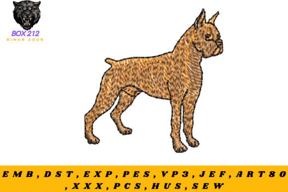 Dog Embroidery Design