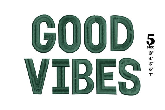 Good Vibes Embroidery Design Review