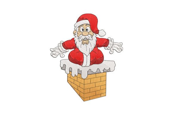 Santa Chimney Christmas