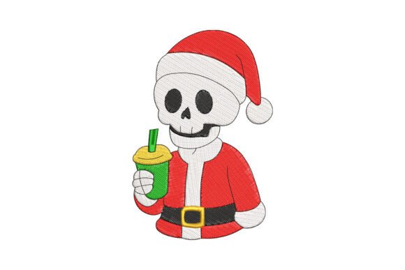 Santa Skeleton Christmas