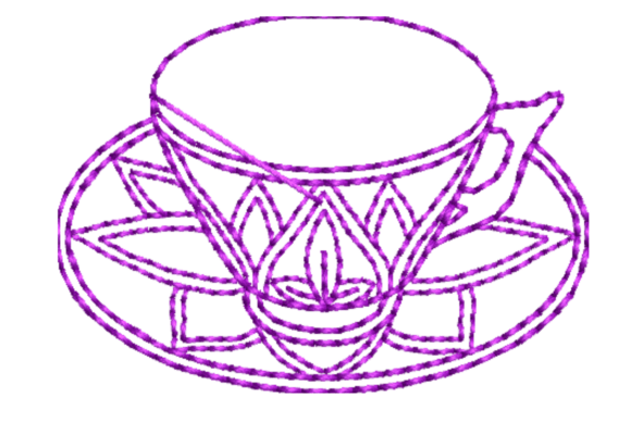 Teacup Embroidery Design Review