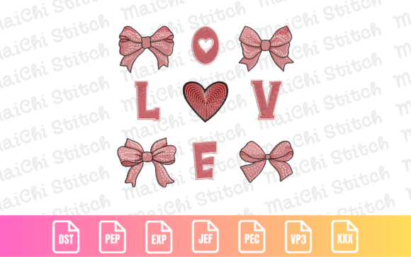 Valentine Bow Heart Alphabet Review