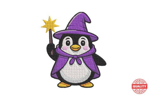 Wizard Penguin Halloween